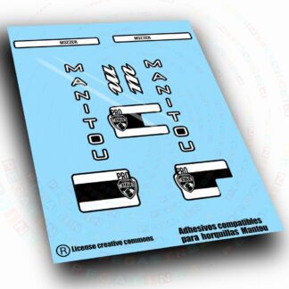 PEGATINAS COMPATIBLES CON  MANITOU MEZZER PRO    WP707