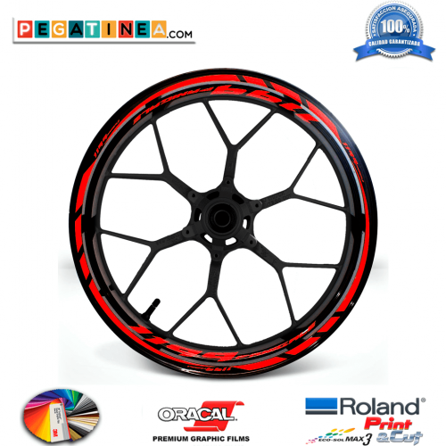 Pegatinas llantas moto Ducati 1199 Panigale interior y exterior LLM36