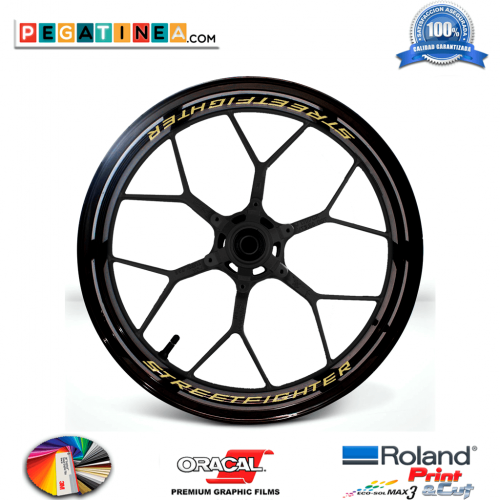 Pegatinas llantas moto Ducati Streetfighter interior LLM61