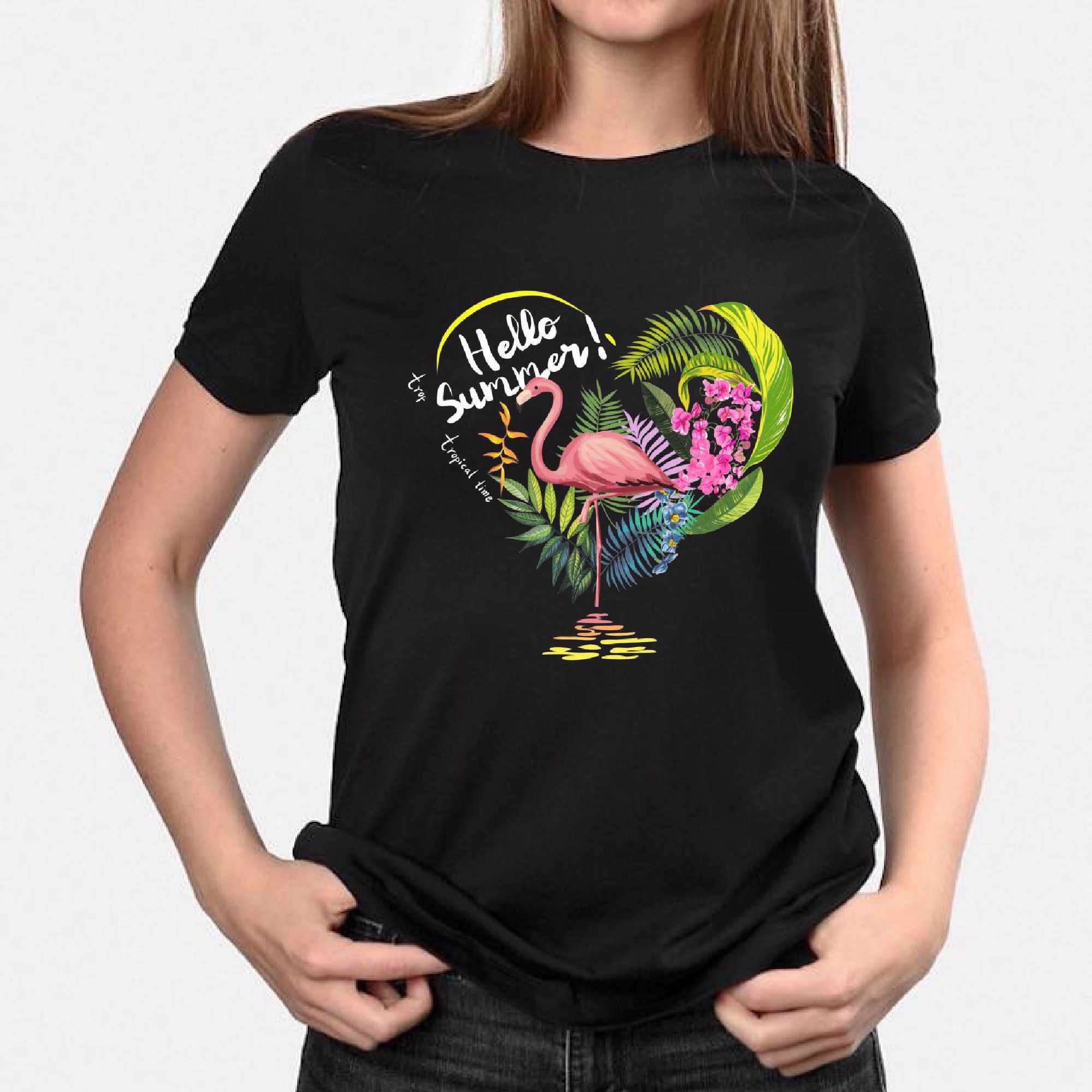 Camiseta chica Hello Summer