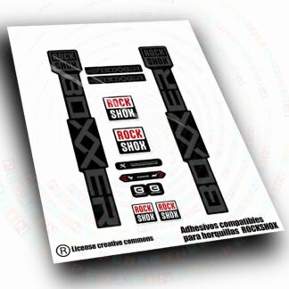 PEGATINAS COMPATIBLES CON HORQUILLA ROCK SHOX BOXXER   2023-2026 WP685