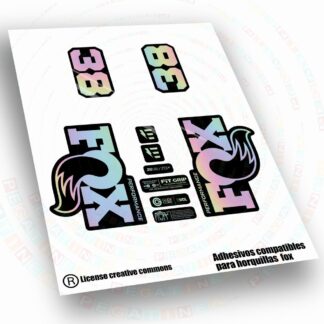 PEGATINAS COMPATIBLES CON HORQUILLA FOX 38  PERFORMANCE    2027 WP749