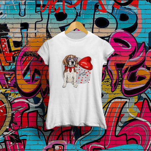 Camiseta chica Perro