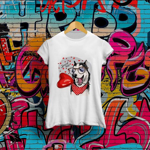 Camiseta chica Perro Mod.02