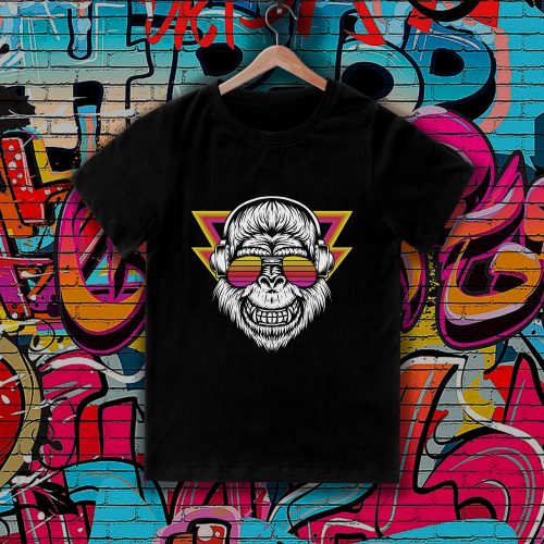 Camiseta chica Gorila Music