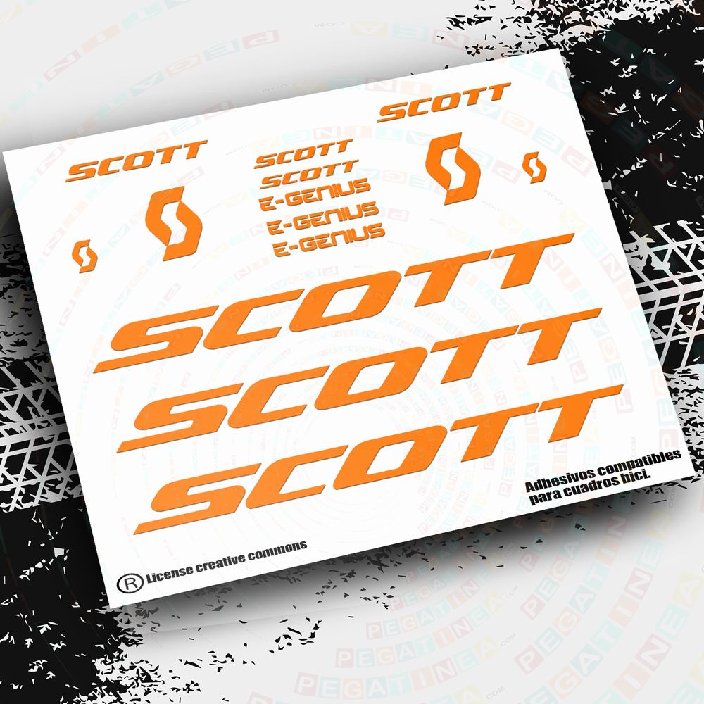 PEGATINAS SCOTT E-GENIUS 2021 PB88