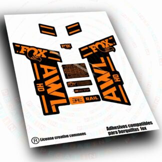 PEGATINAS COMPATIBLES CON  FOX 36 AWL HD  WP701