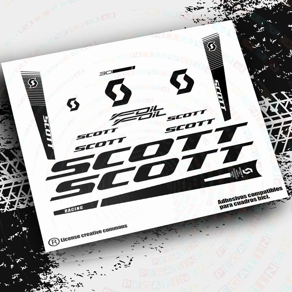 PEGATINAS SCOTT FOIL PB89