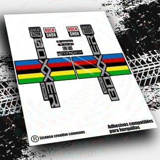 PEGATINAS ROCKSHOX BOXXER ULTIMATE 2024 WC 2024-2020 WP577
