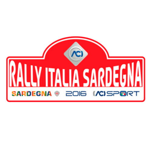 Pegatina Placa FIA WRC Rally de Italia 2016