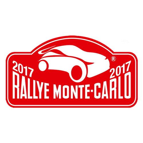 Pegatina Placa FIA WRC Rally de Montecarlo 2017