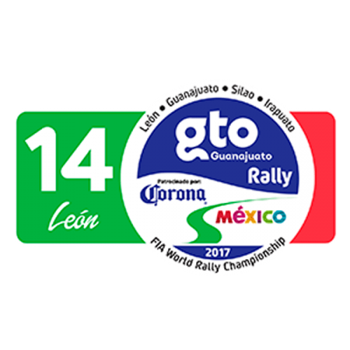 Pegatina Placa FIA WRC Rally de México 2017