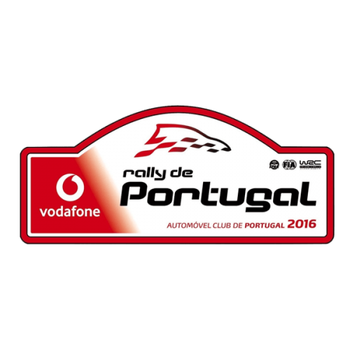 PEGATINA PLACA FIA WRC RALLY DE PORTUGAL 2016