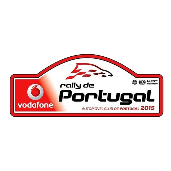 PEGATINA PLACA FIA WRC RALLY DE PORTUGAL 2015
