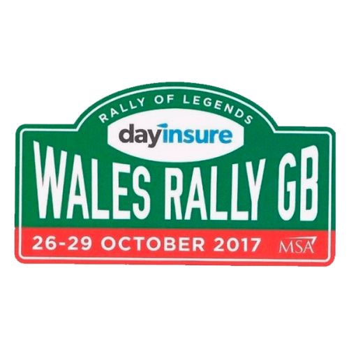 Pegatina Placa FIA WRC Rally de Gran Bretaña 2017