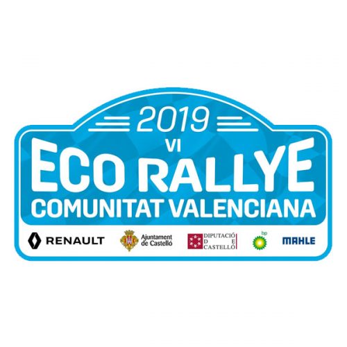 Pegatina Placa Rallye Eco Rallye Comunitat Valenciana 2019