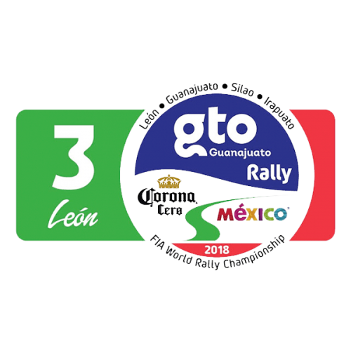 Pegatina Placa FIA WRC Rally de México 2018
