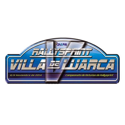 Pegatina Placa Rallysprint Villa de Luarca 2014