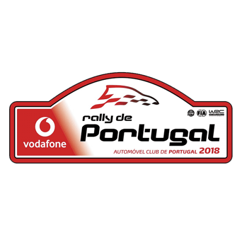 Pegatina Placa FIA WRC Rally de Portugal 2018