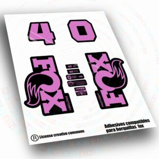 PEGATINAS FOX 40  FACTORY   2027 WP747