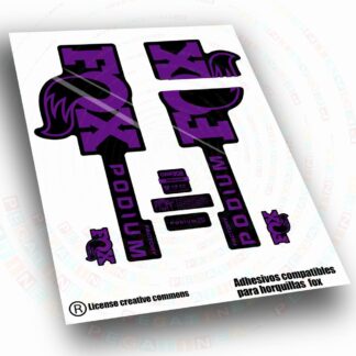 PEGATINAS COMPATIBLES CON HORQUILLAS FOX  PODIUM FACTORY   2025-2027  WP730