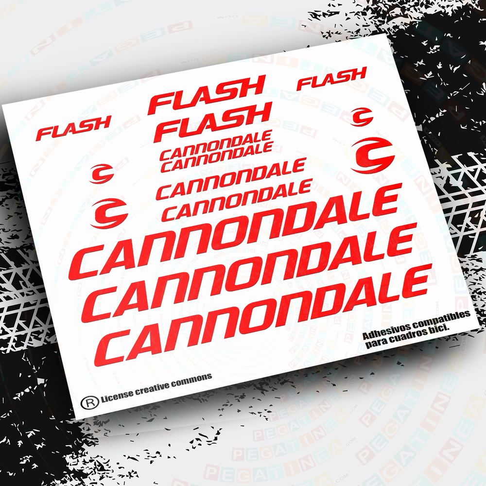 PEGATINAS COMPATIBLES CON CANNONADALE FLASH PB77