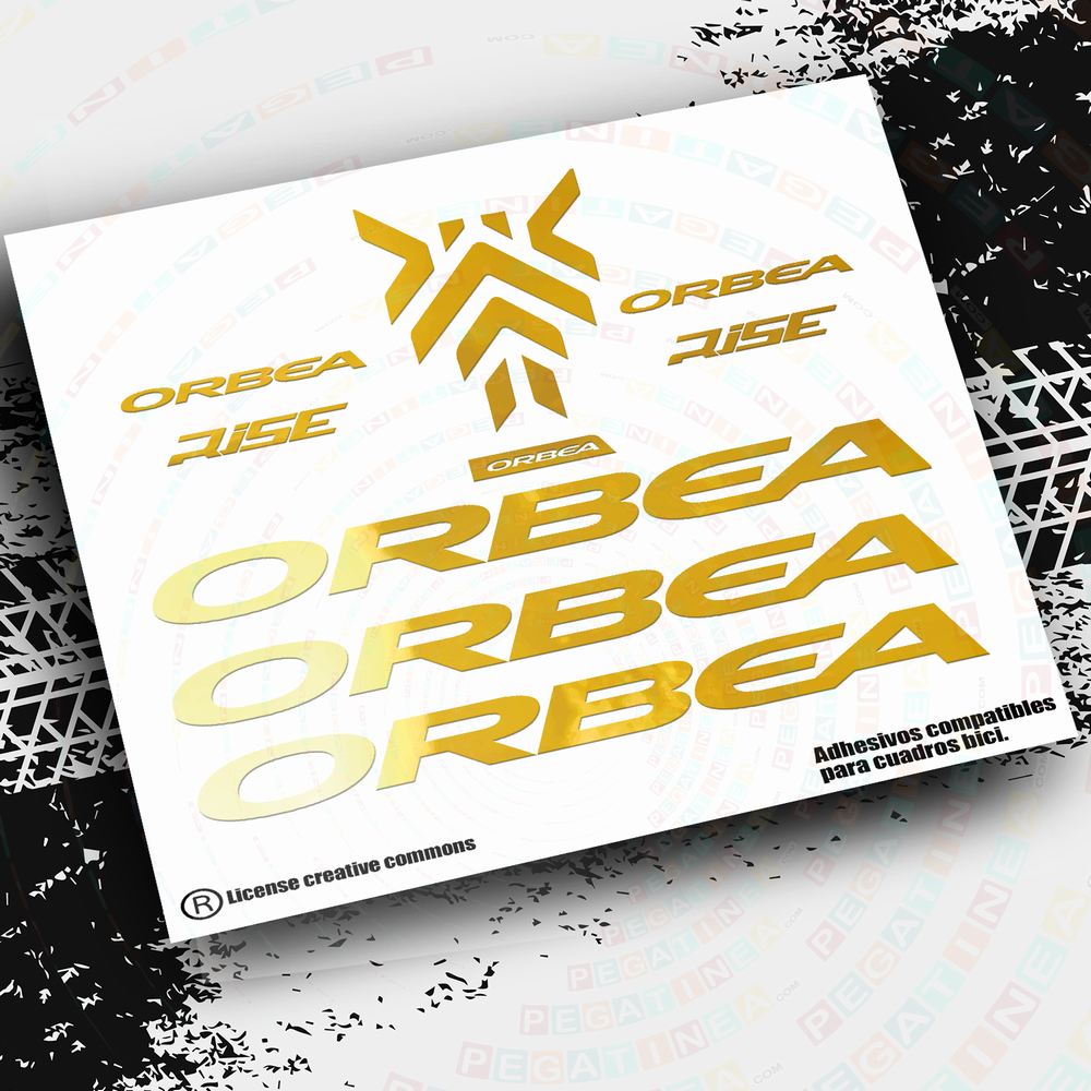 PEGATINAS ORBEA RISE 2023, 2024 PB86