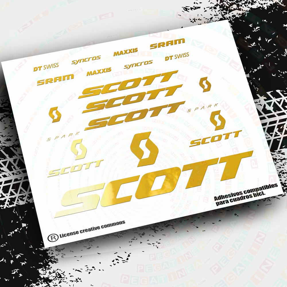 PEGATINAS SCOTT SPARK RC 2021, PB91