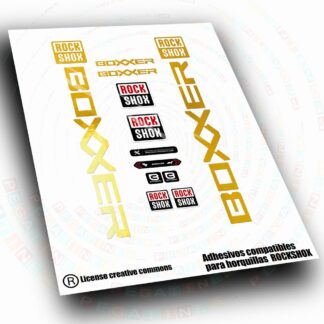 PEGATINAS  COMPATIBLES CON HORQUILLA ROCK SHOX BOXXER  2023 - 2026 WP673