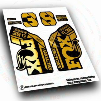 PEGATINAS  FOX 38  FACTORY  LIVE VALVE WP740