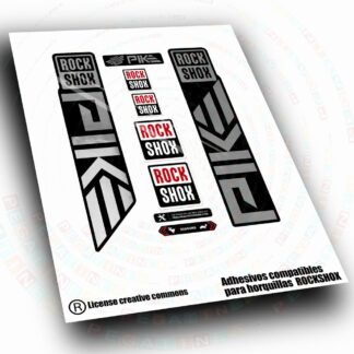 PEGATINAS COMPATIBLES CON HORQUILLA ROCK SHOX PIKE BASE  2023-2026 WP683
