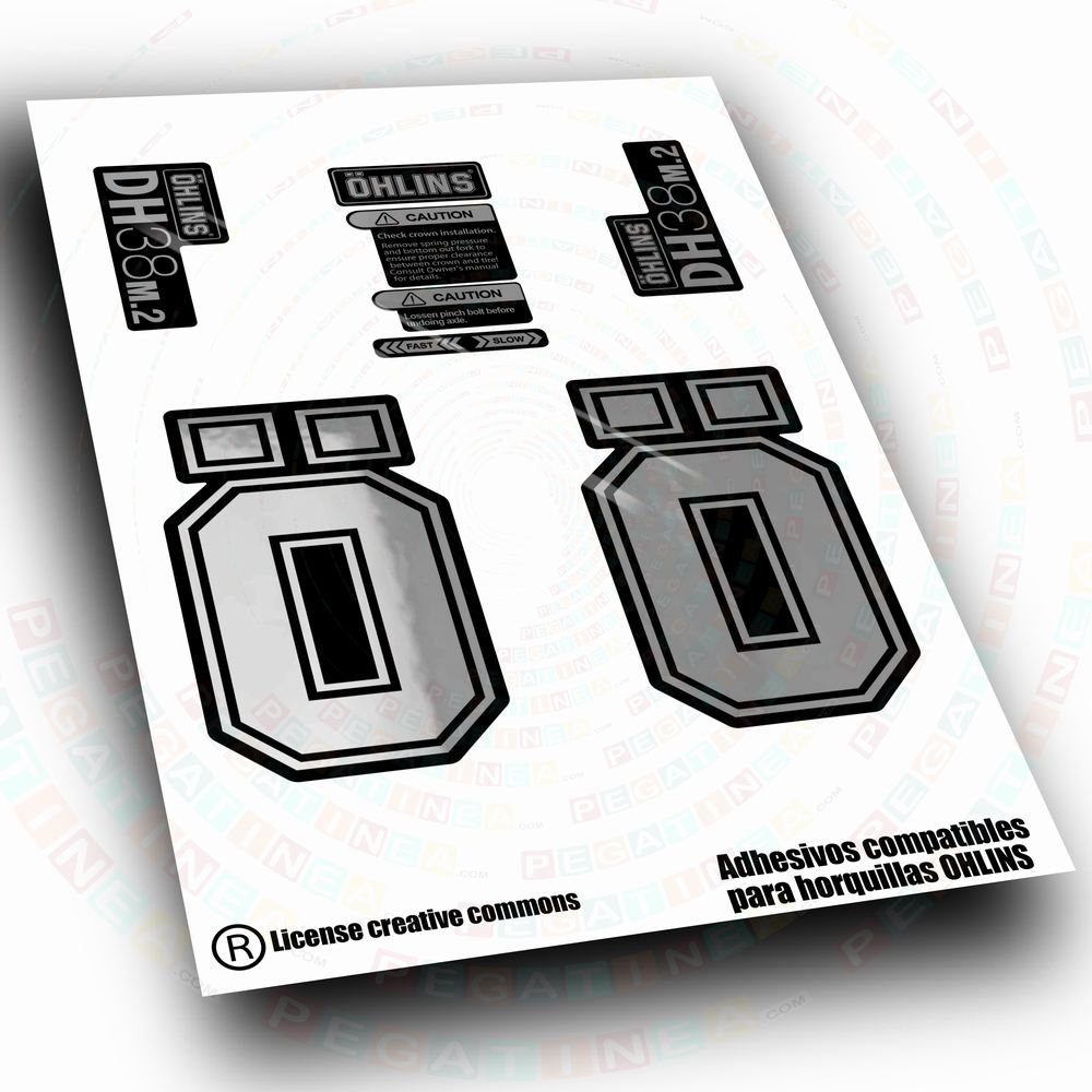PEGATINAS COMPATIBLES CON  DH38 M2  WP709