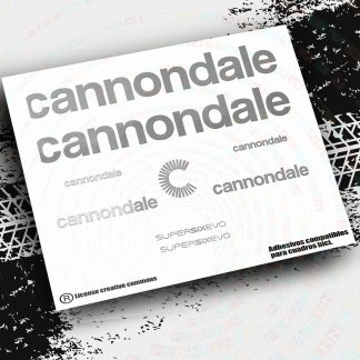 PEGATINAS   CANNONADALE SUPERSIX EVO PB79