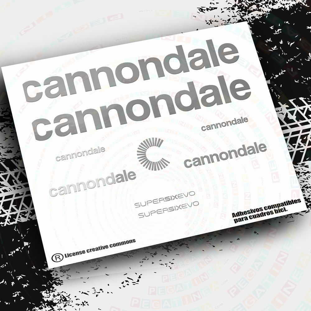 PEGATINAS CANNONADALE SUPERSIX EVO PB79