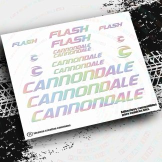 PEGATINAS  COMPATIBLES CON CANNONADALE FLASH PB77
