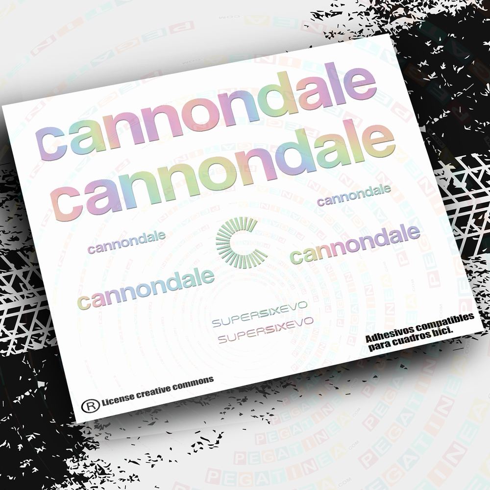 PEGATINAS COMPATIBLES CON CANNONADALE SUPERSIX EVO PB79